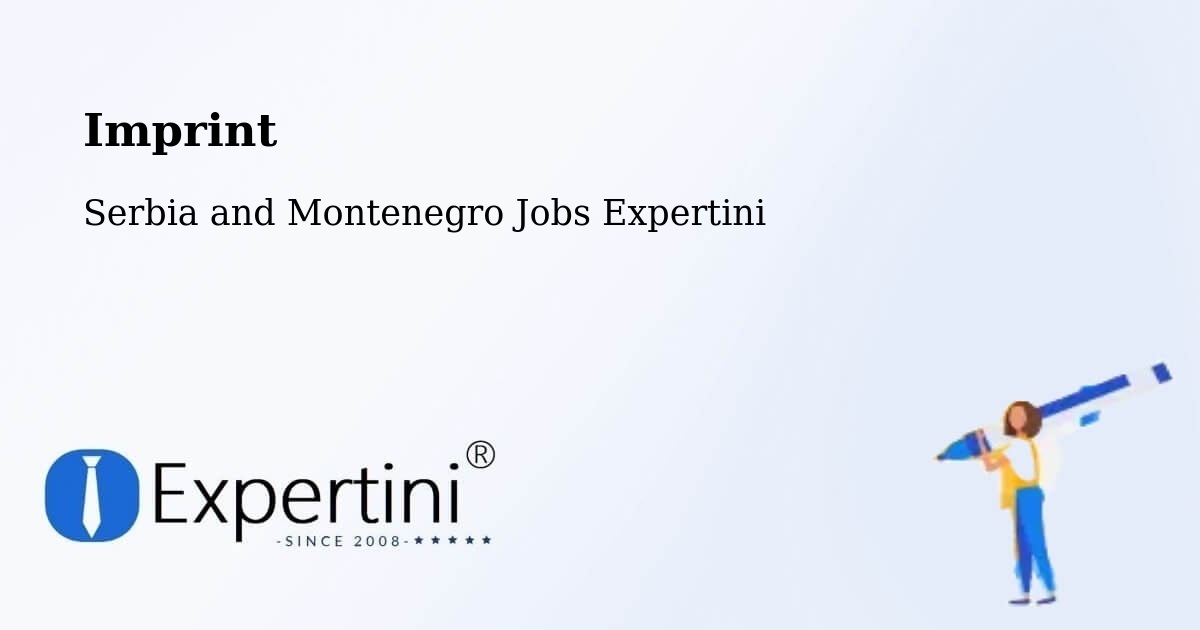 Imprint – Markdale - Serbia and Montenegro Jobs Expertini