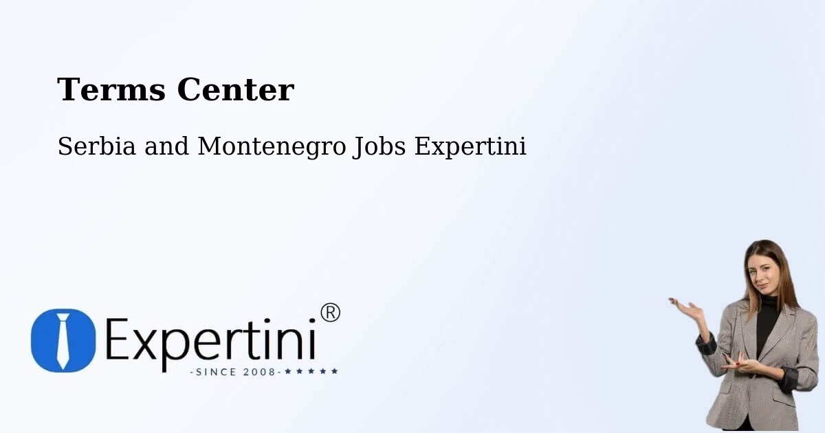 Terms of Service – Markdale - Serbia and Montenegro Jobs Expertini